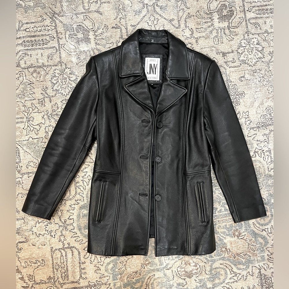 Jones New York Leather Jacket